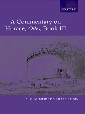 cover image of A Commentary on Horace